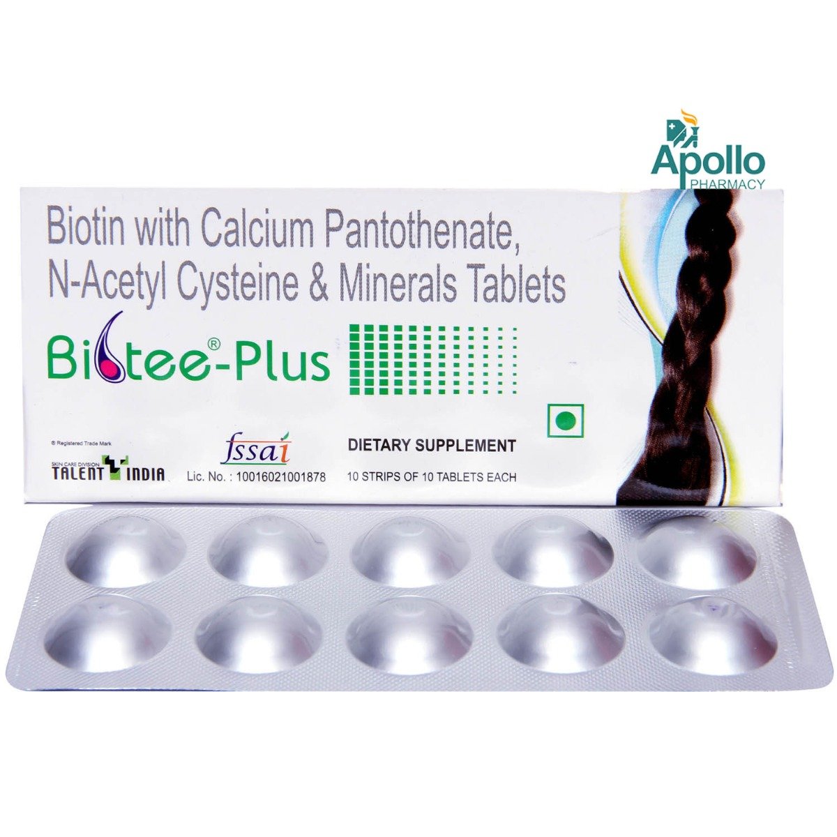 Biotee-Plus Tablet 10's, Pack of 10 TABLETS Biotee-Plus Tablet 10's, Pack of 10 TABLETS