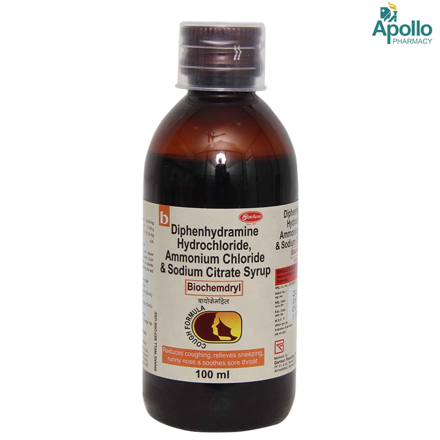 Buy Biochemdryl Syrup 100 ml Online