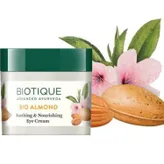 Biotique Bio Almond Soothing &amp; Nourishing Under Eye Cream, 16 gm, Pack of 1