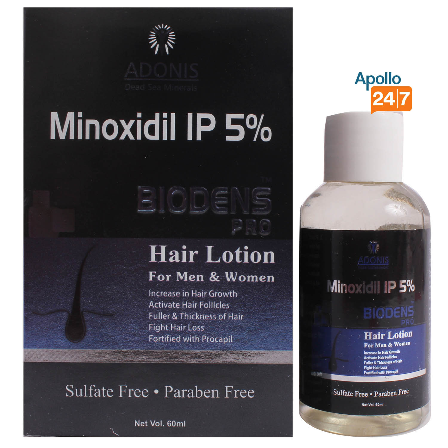 Biodens PRO Hair Lotion 60 ml, Pack of 1 LOTION Biodens PRO Hair Lotion 60 ml, Pack of 1 LOTION