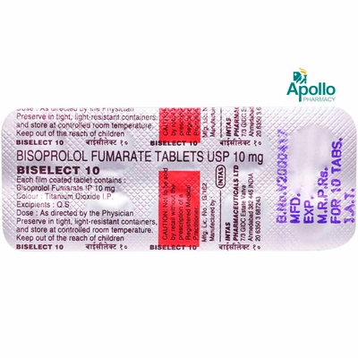 Biselect 10 Tablet 10's, Pack of 10 TABLETS