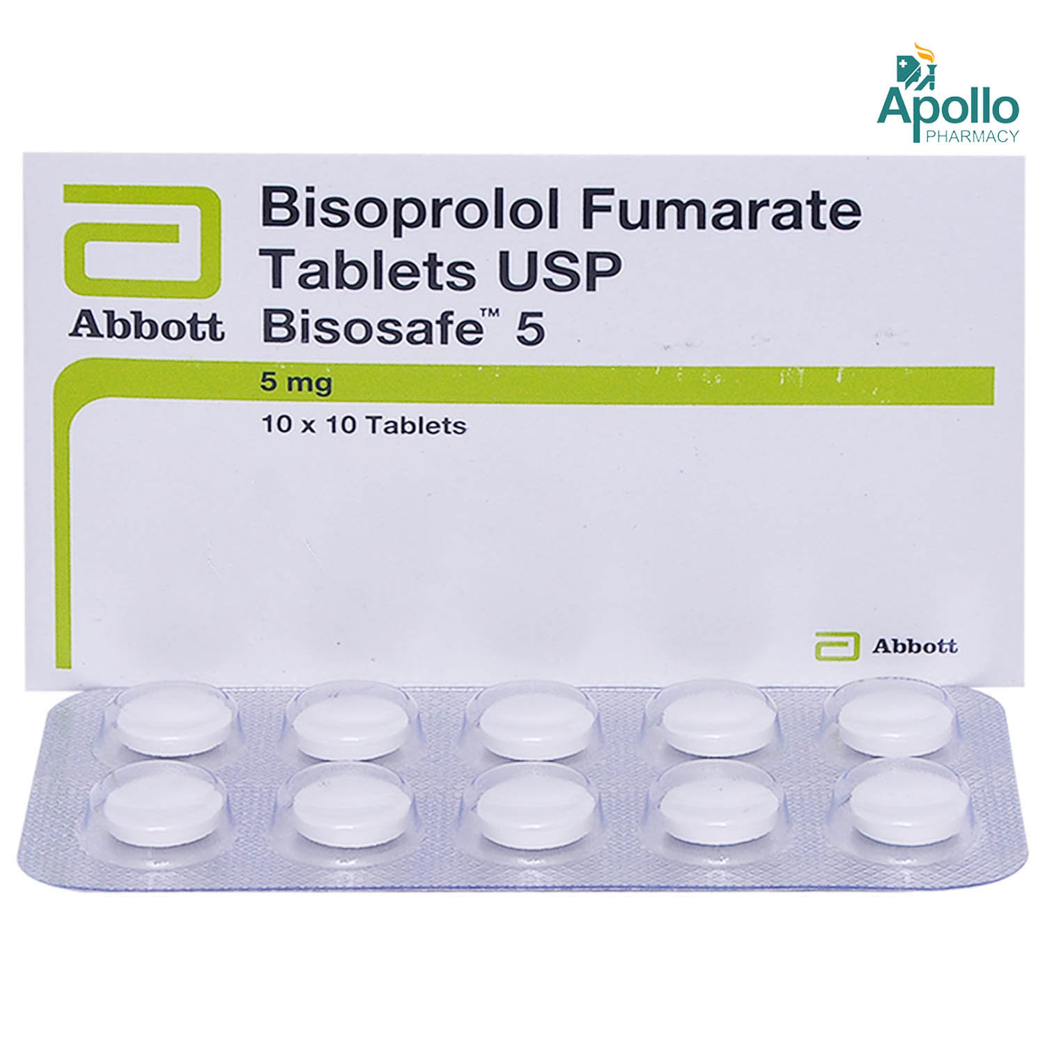 Bisosafe 5 Tablet 10's, Pack of 10 TABLETS Bisosafe 5 Tablet 10's, Pack of 10 TABLETS