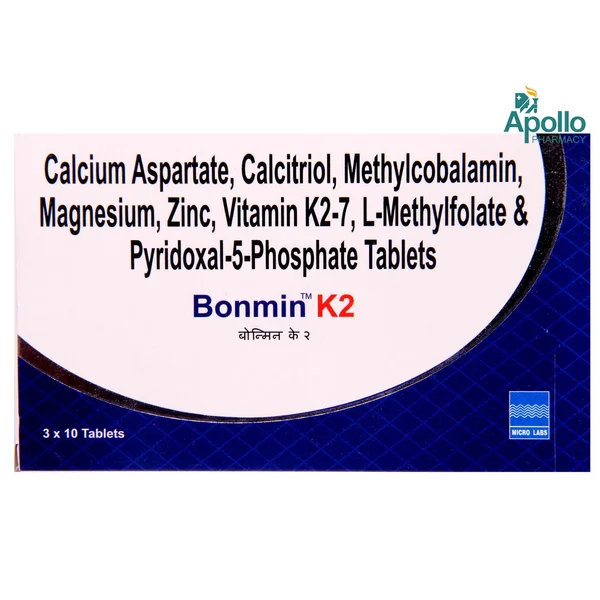 Bonmin K2 Tablet 10's, Pack of 10