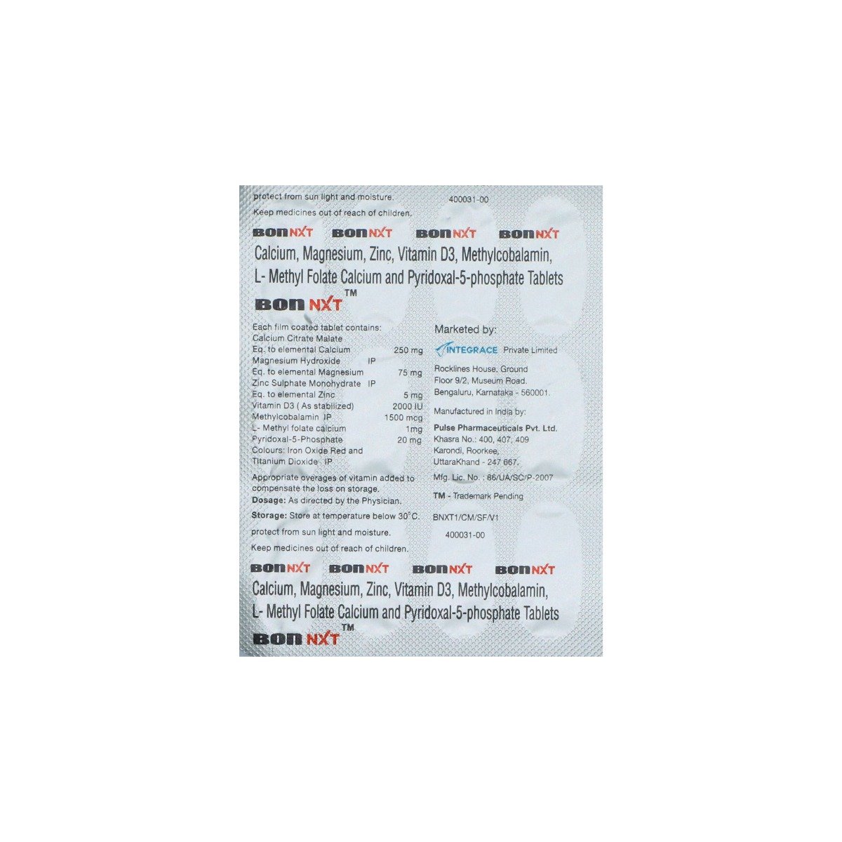 Bon NXT Tablet 15's, Pack of 15 Bon NXT Tablet 15's, Pack of 15