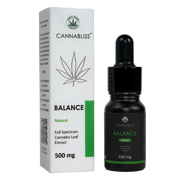 Cannabliss Balance 500 mg Oil, 10 ml, Pack of 1