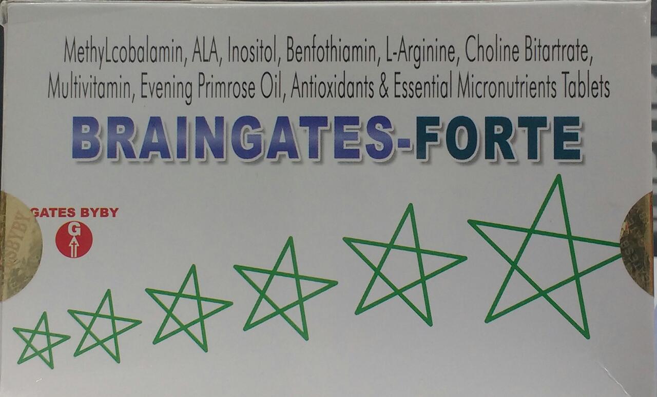 Buy BRAINGATES FORTE TABLET 10'S Online