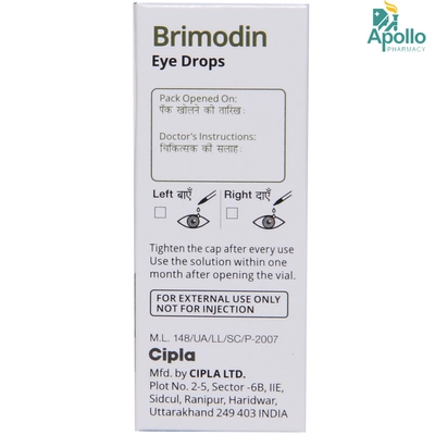 Brimodin Eye Drops 5 ml, Pack of 1 EYE DROPS