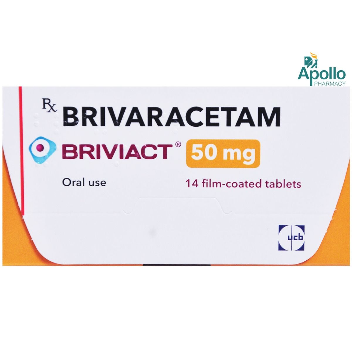 Buy Briviact 50 mg Tablet 14's Online