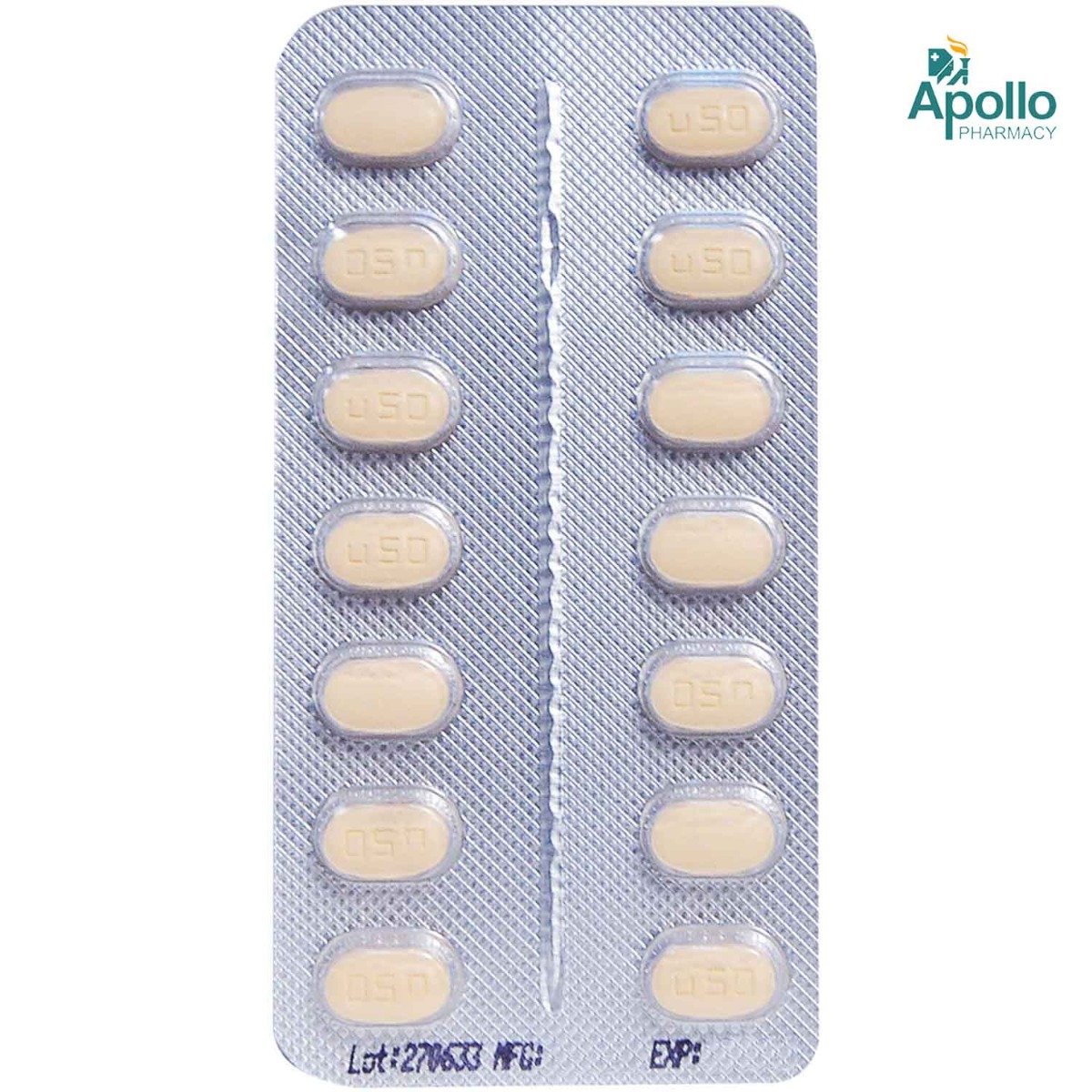 Briviact 50 mg Tablet 14's, Pack of 14 TabletS Briviact 50 mg Tablet 14's, Pack of 14 TabletS