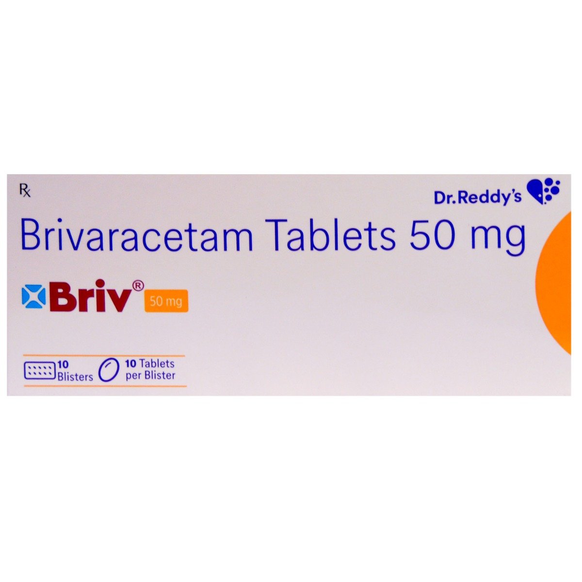 Briv 50 mg Tablet 10's, Pack of 10 TabletS Briv 50 mg Tablet 10's, Pack of 10 TabletS