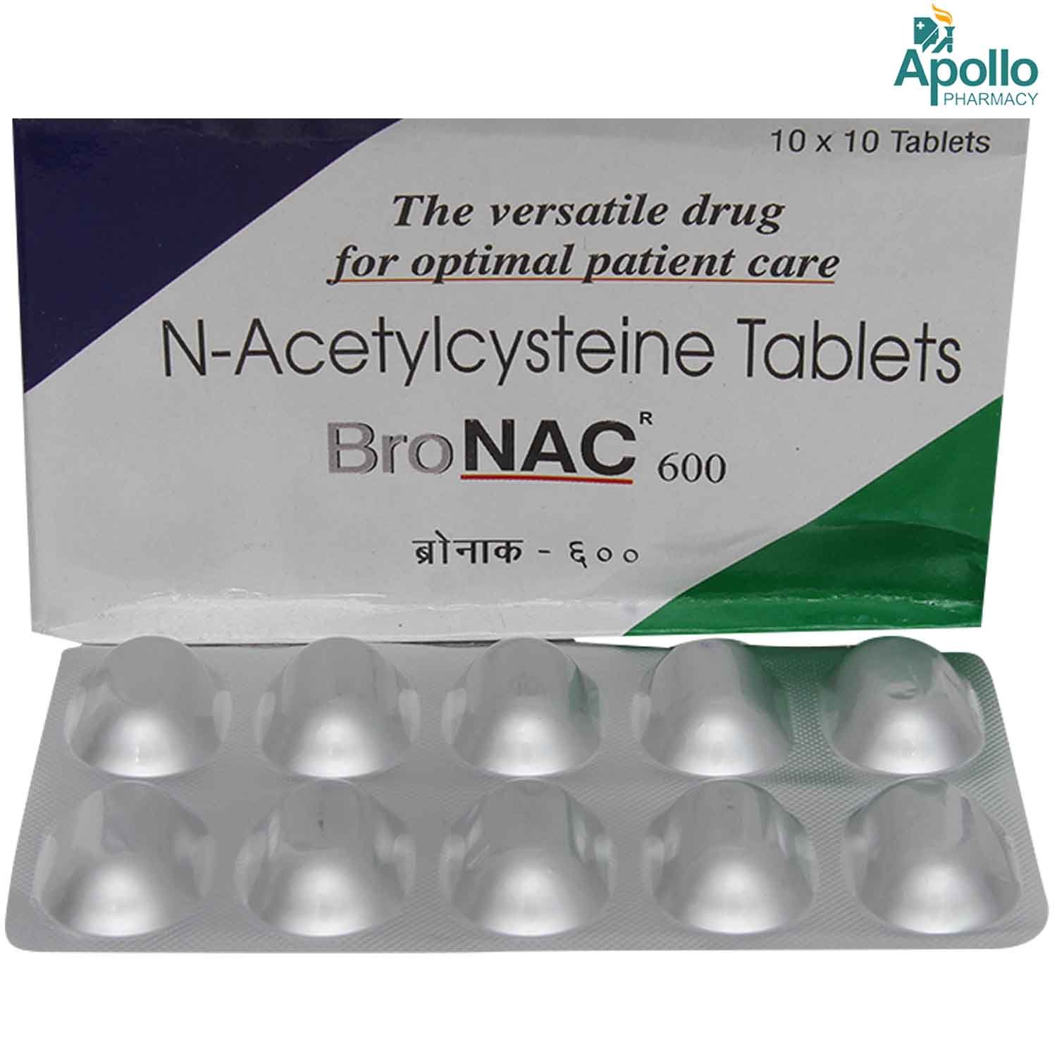 Bronac 600 Tablet 10's, Pack of 10 TABLETS Bronac 600 Tablet 10's, Pack of 10 TABLETS