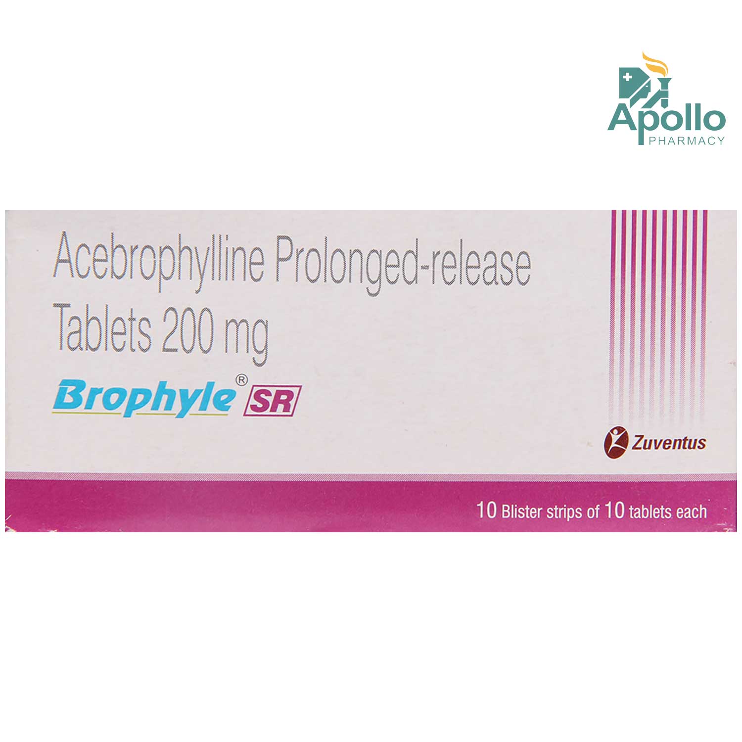 Brophyle SR Tablet 10's, Pack of 10 TABLETS Brophyle SR Tablet 10's, Pack of 10 TABLETS