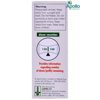 Budamate 100 Transhaler 7.3 gm, Pack of 1 Inhaler