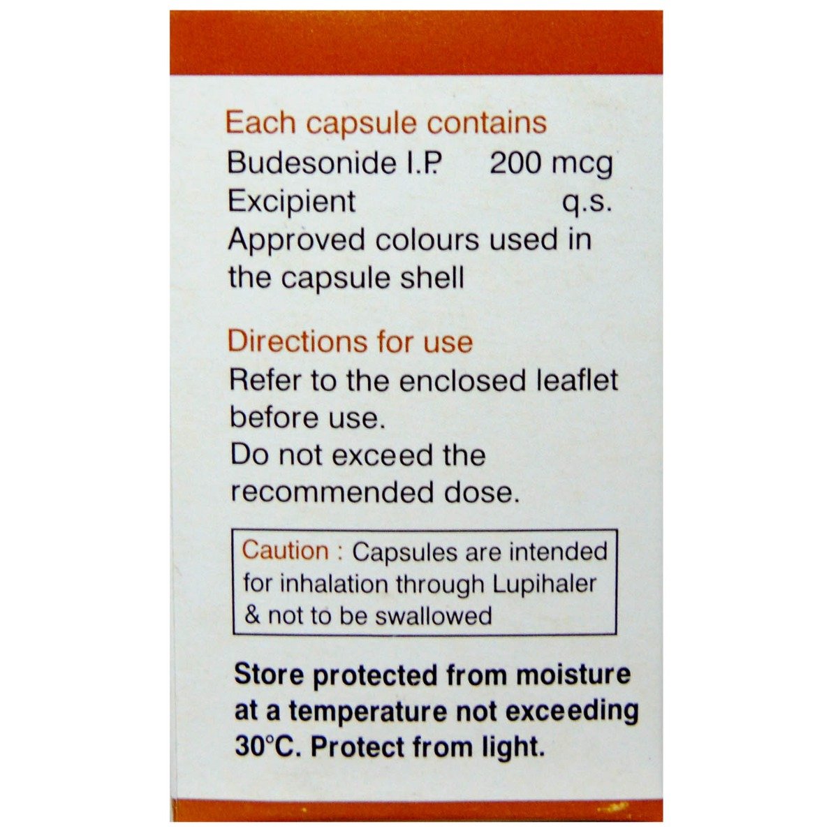 Budate 200 Transcaps 30's, Pack of 1 Transcap Budate 200 Transcaps 30's, Pack of 1 Transcap