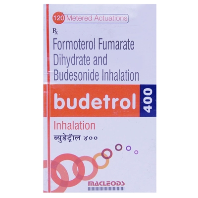 Budetrol 400 Inhaler 120 mdi, Pack of 1 INHALER