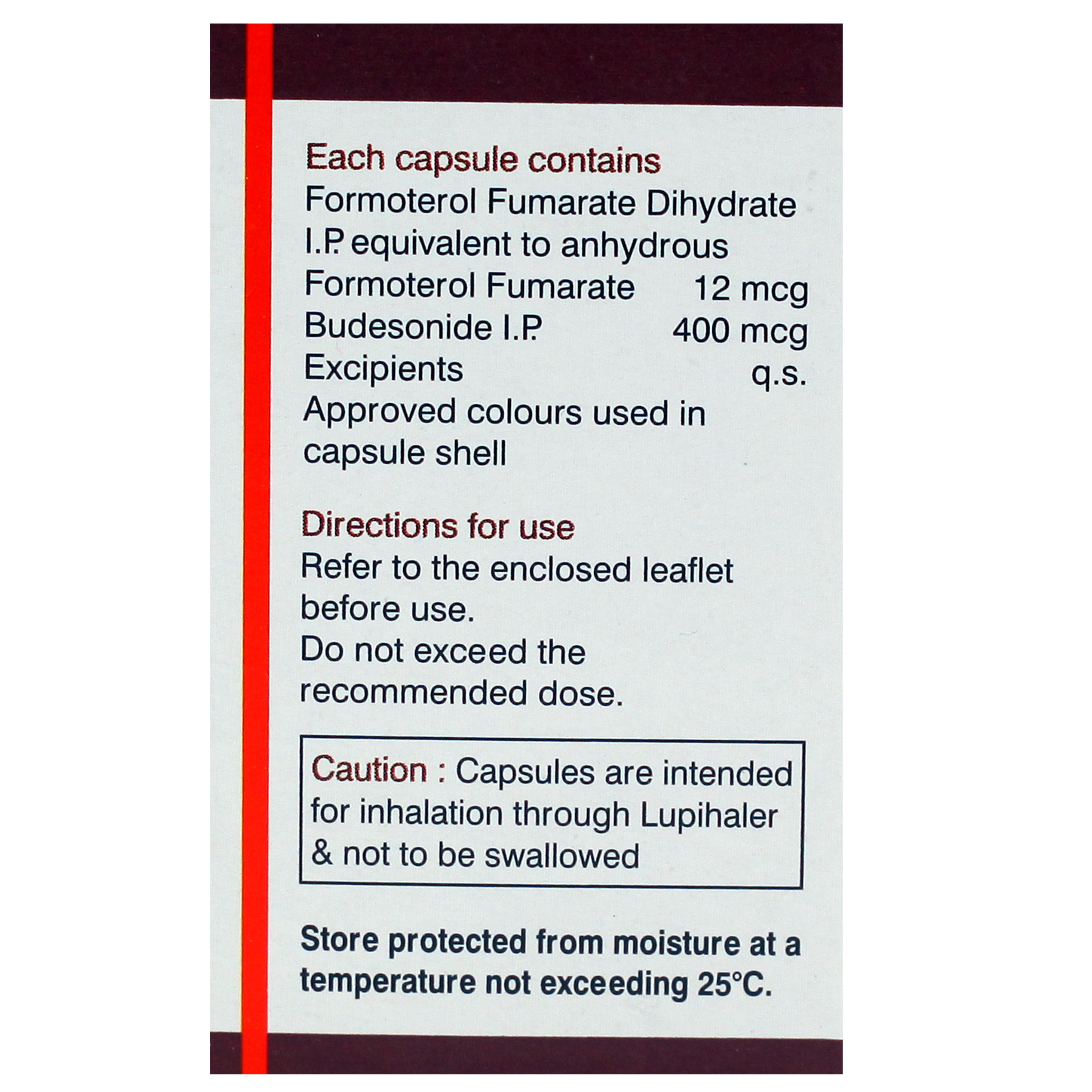 Budamete Forte Transcaps 30's, Pack of 1 TRANSCAP Budamete Forte Transcaps 30's, Pack of 1 TRANSCAP