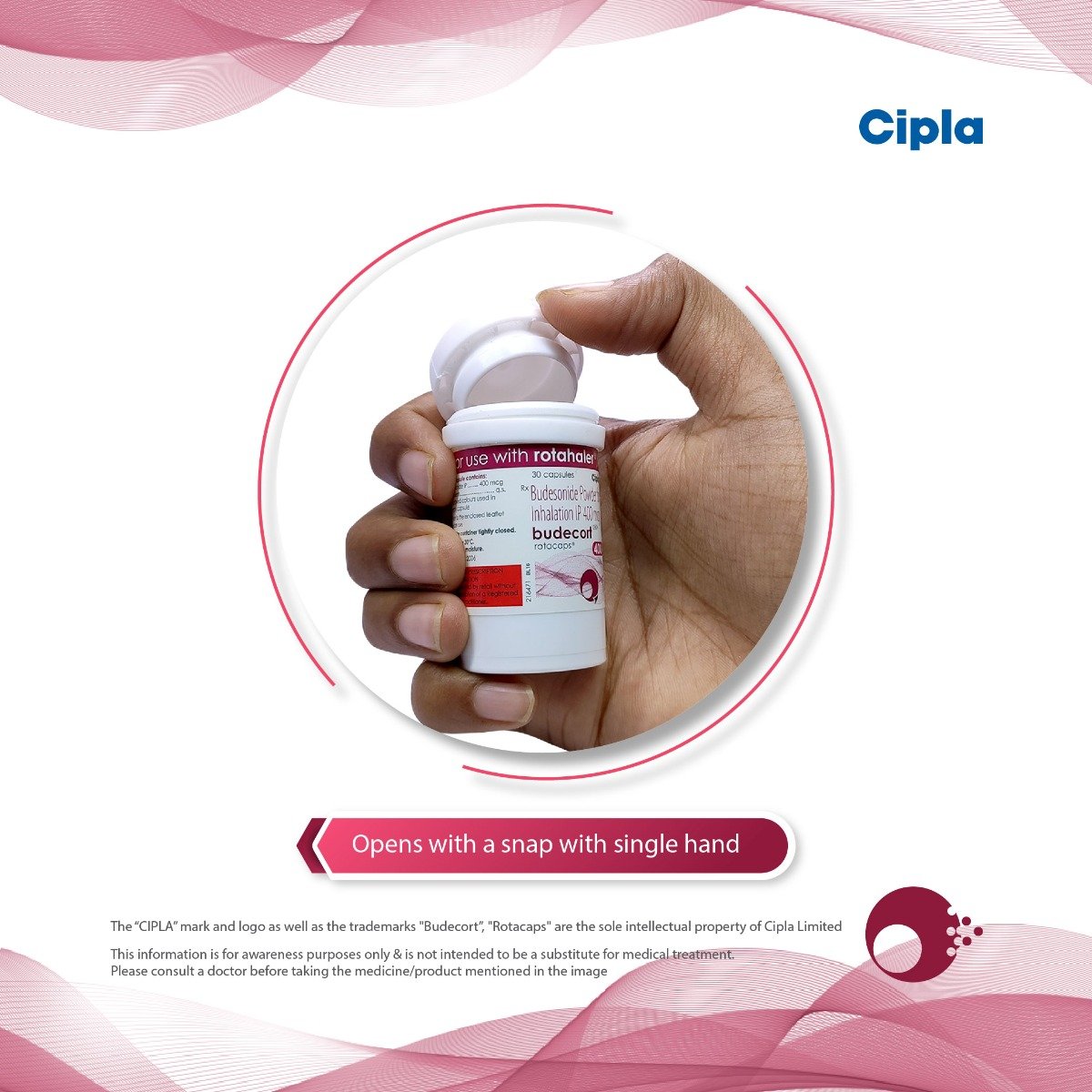 Budecort 400 Rotacap 30's, Pack of 1 ROTACAP Budecort 400 Rotacap 30's, Pack of 1 ROTACAP