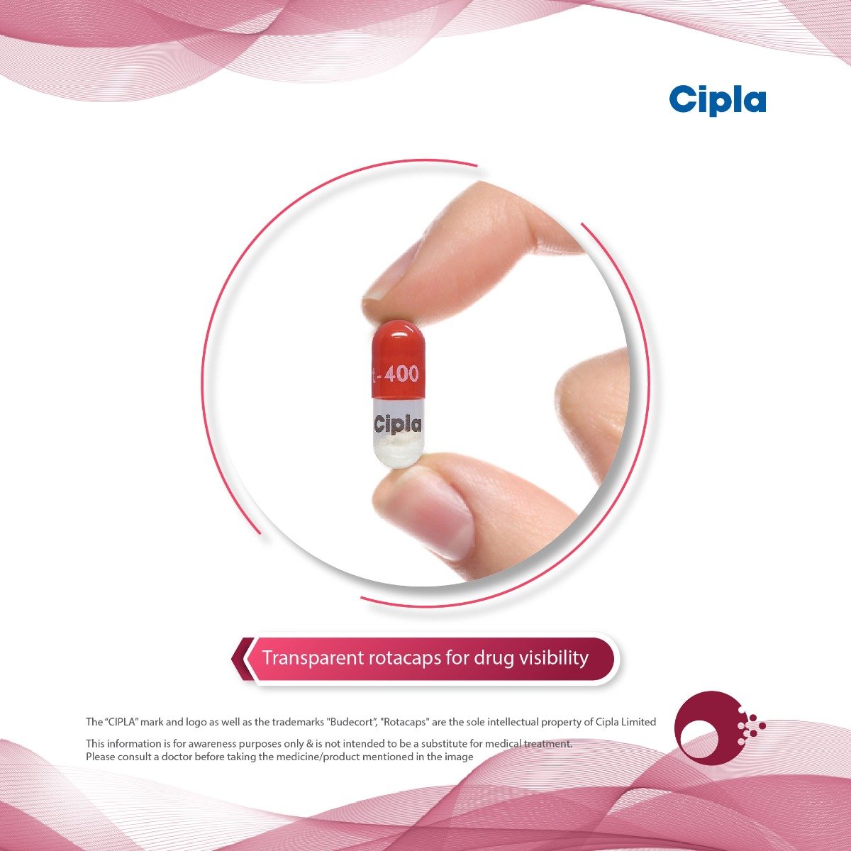 Budecort 400 Rotacap 30's, Pack of 1 ROTACAP Budecort 400 Rotacap 30's, Pack of 1 ROTACAP