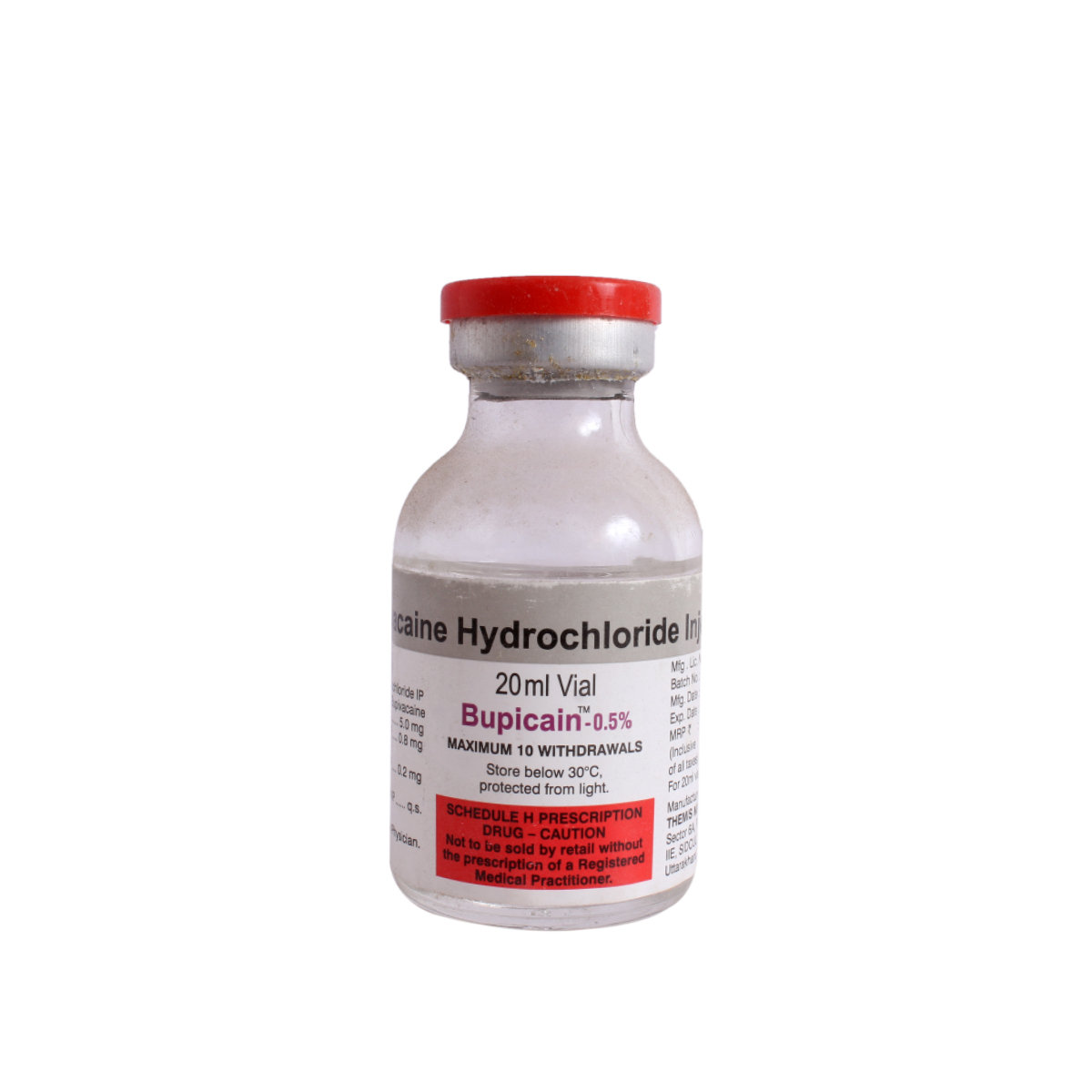 Buy Bupicain-0.5% Injection 20 ml Online
