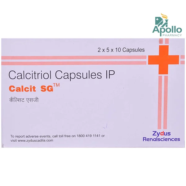Calcit SG Capsule 10's, Pack of 10 CAPSULES