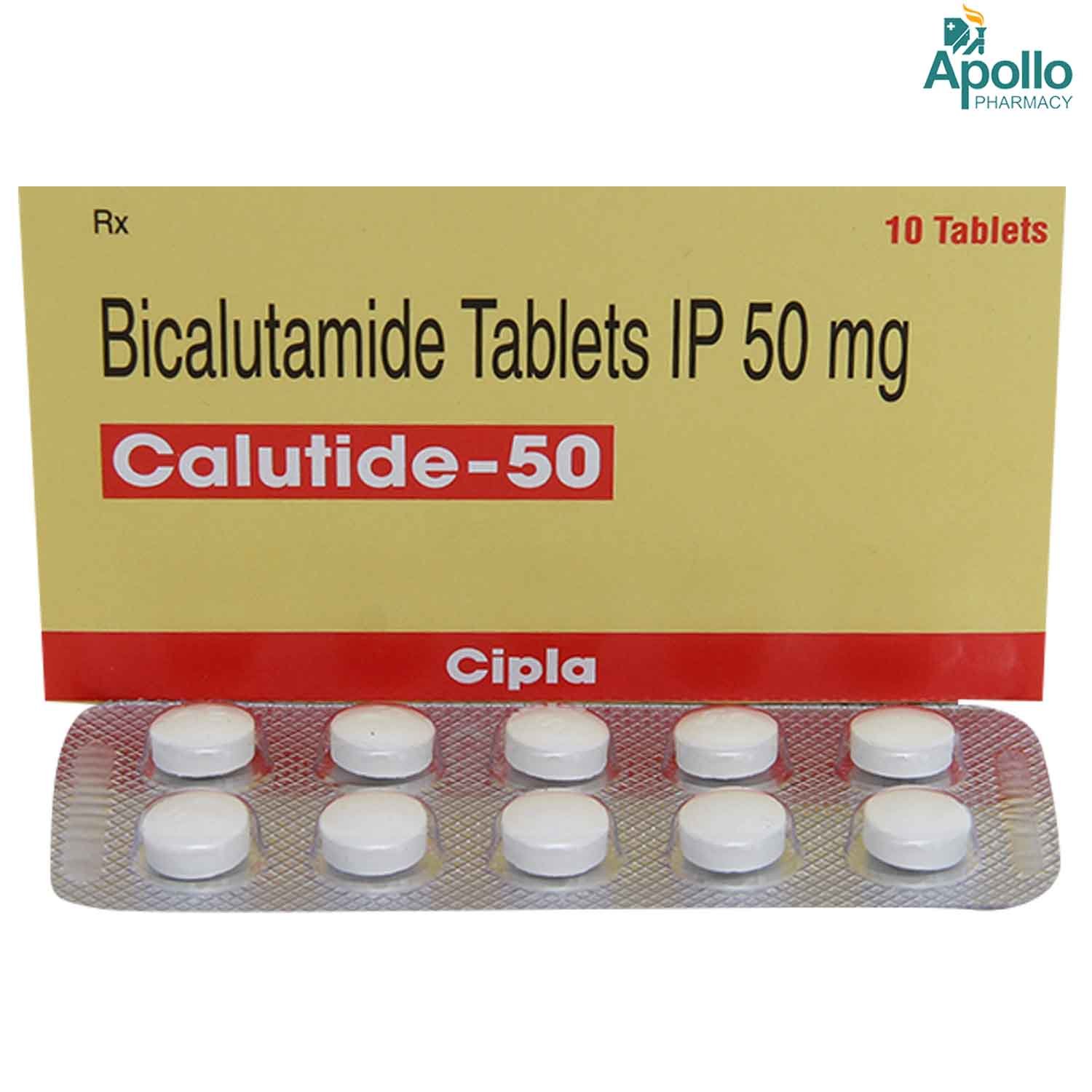 Calutide-50 Tablet 10's, Pack of 10 TABLETS Calutide-50 Tablet 10's, Pack of 10 TABLETS