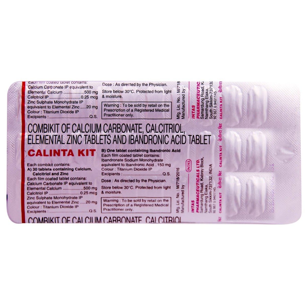 Calinta Kit, Pack of 1 TABLET Calinta Kit, Pack of 1 TABLET