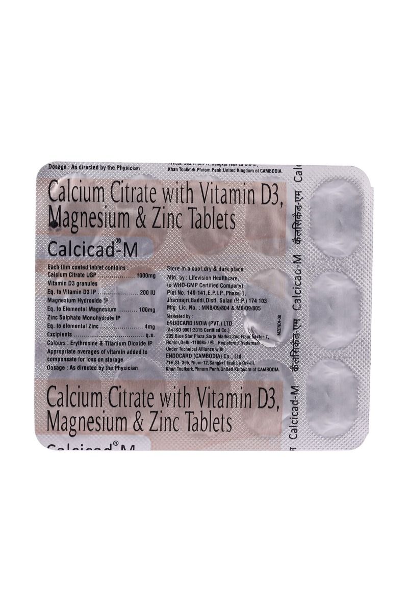 Buy Calcicad M Tablet 10's Online