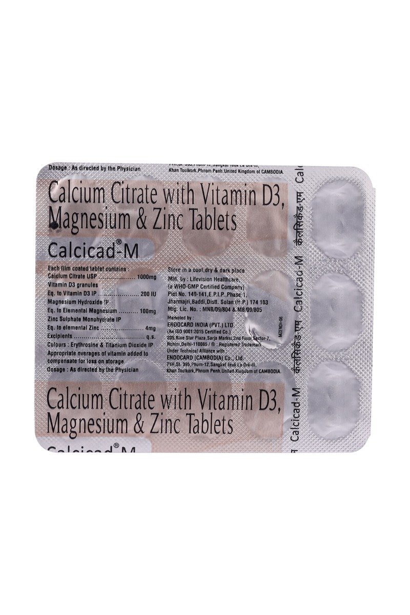 Buy Calcicad M Tablet 10's Online