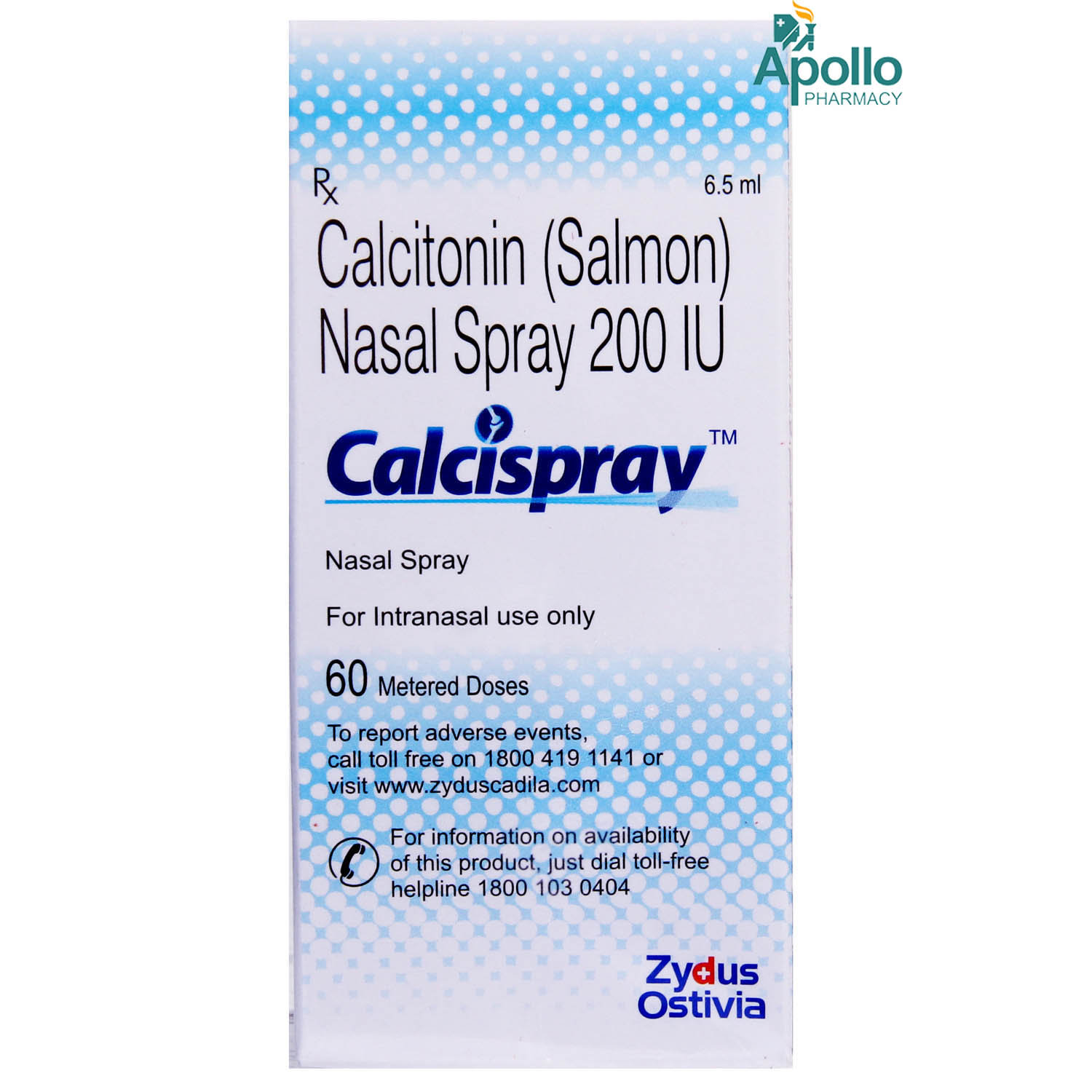 Calcispray Nasal Spray 6.5 ml, Pack of 1 NASAL SPRAY Calcispray Nasal Spray 6.5 ml, Pack of 1 NASAL SPRAY