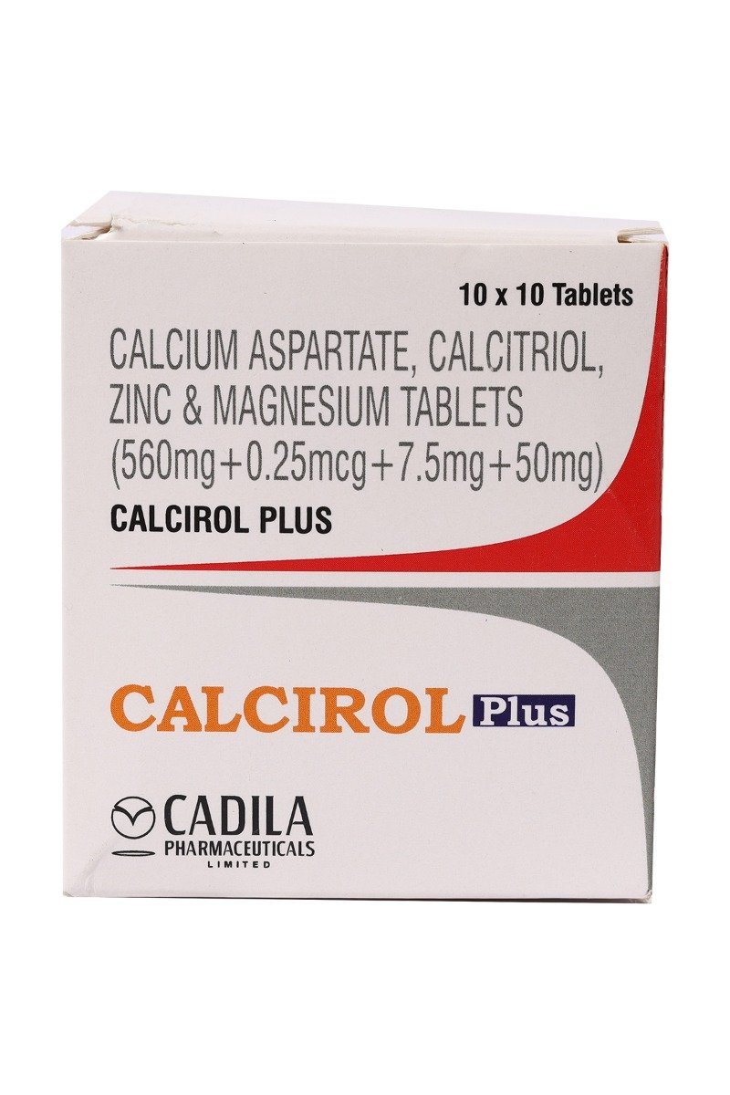 Calcirol Plus Tablet 10's, Pack of 10 Calcirol Plus Tablet 10's, Pack of 10