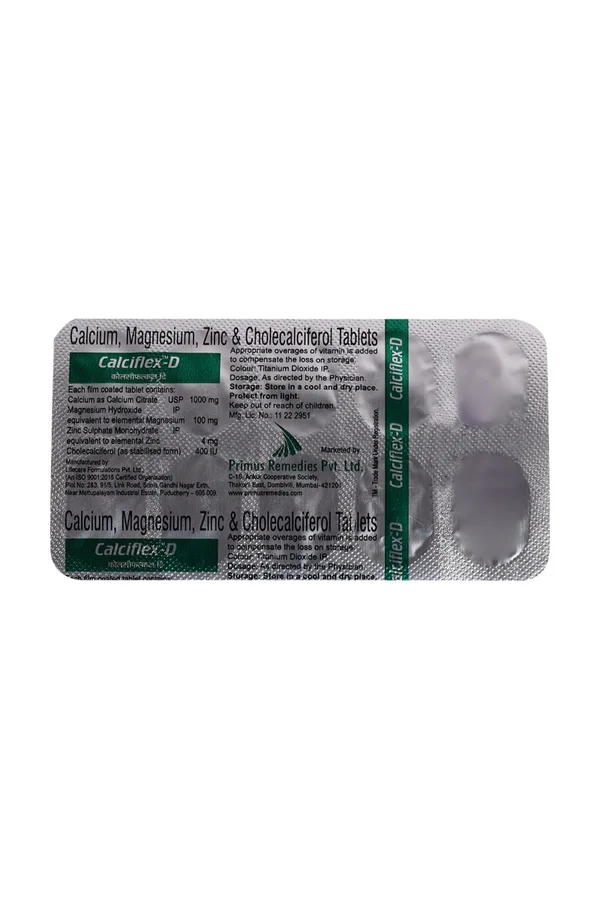 Calciflex D Tablet 10's, Pack of 10
