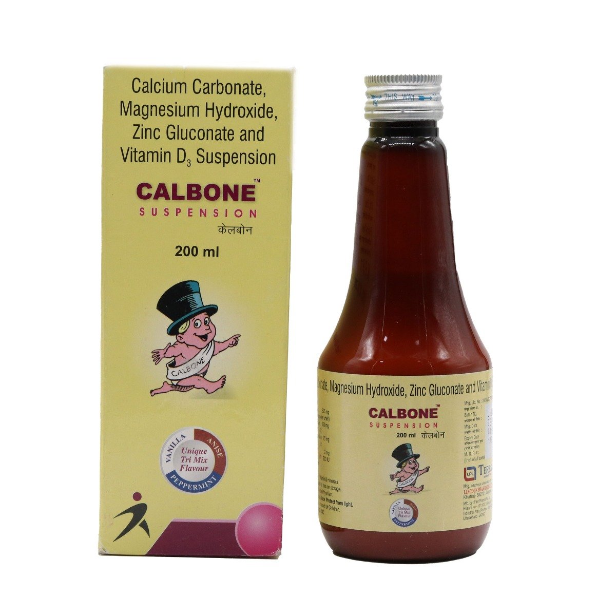 Calbone Suspension 200 ml, Pack of 1 Oral Suspension Calbone Suspension 200 ml, Pack of 1 Oral Suspension