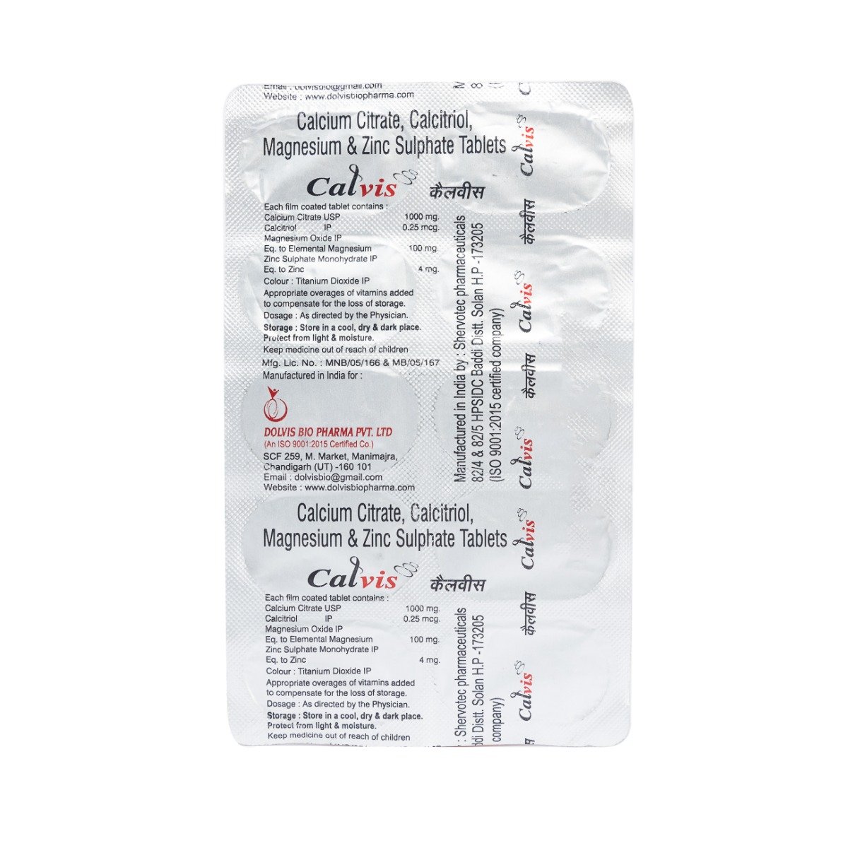 Buy CALVIS TABLET 10'S Online