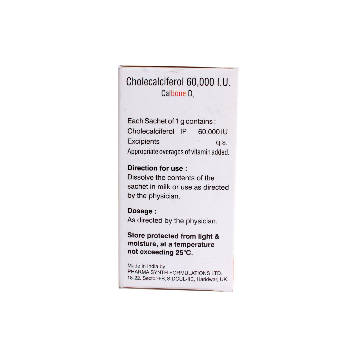 Calbone D3 Sachet 1 gm, Pack of 1 Calbone D3 Sachet 1 gm, Pack of 1