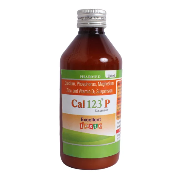 Cal 123 P Suspension 200 ml, Pack of 1 Suspension