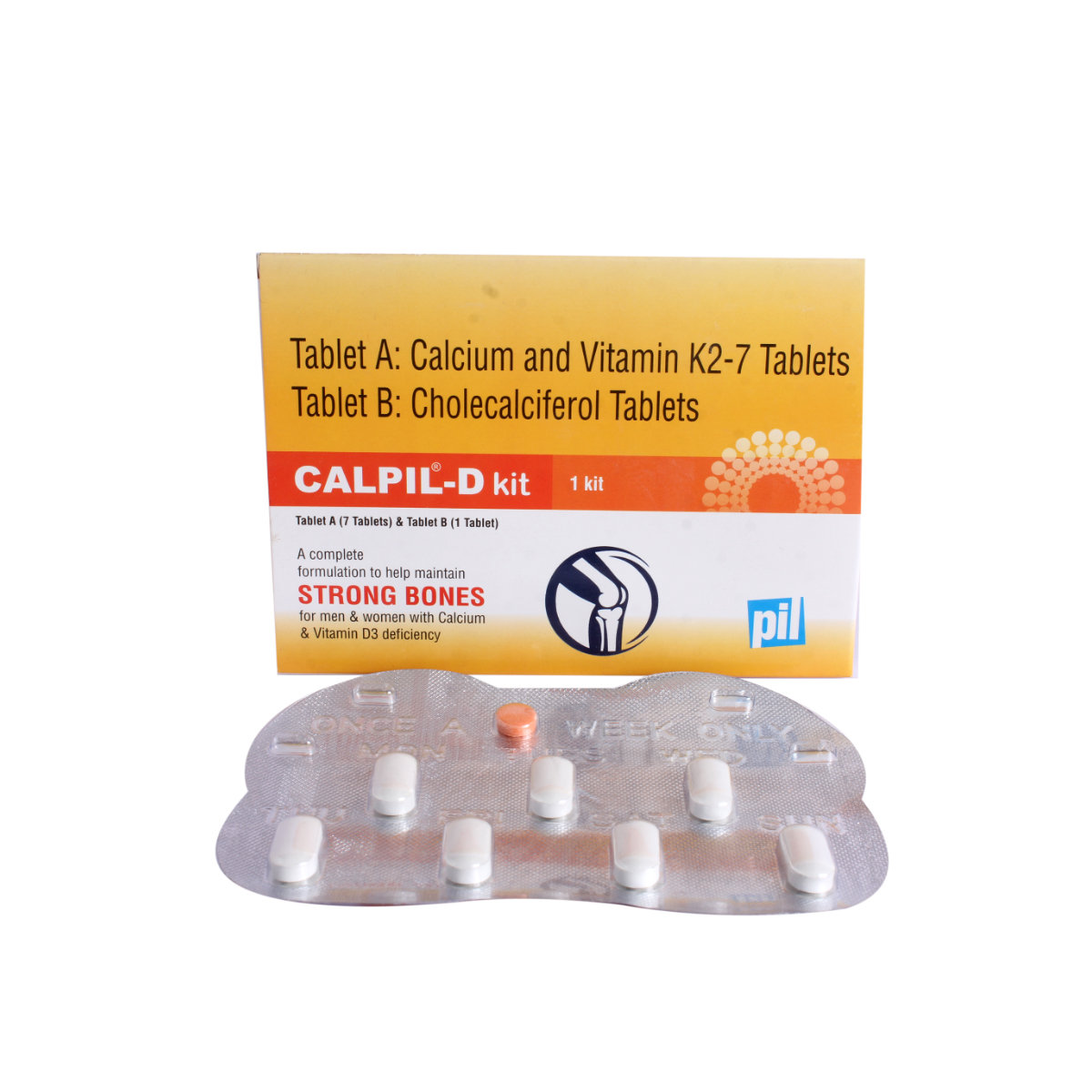 Calpil-D Tablet Kit 8's, Pack of 1 Calpil-D Tablet Kit 8's, Pack of 1