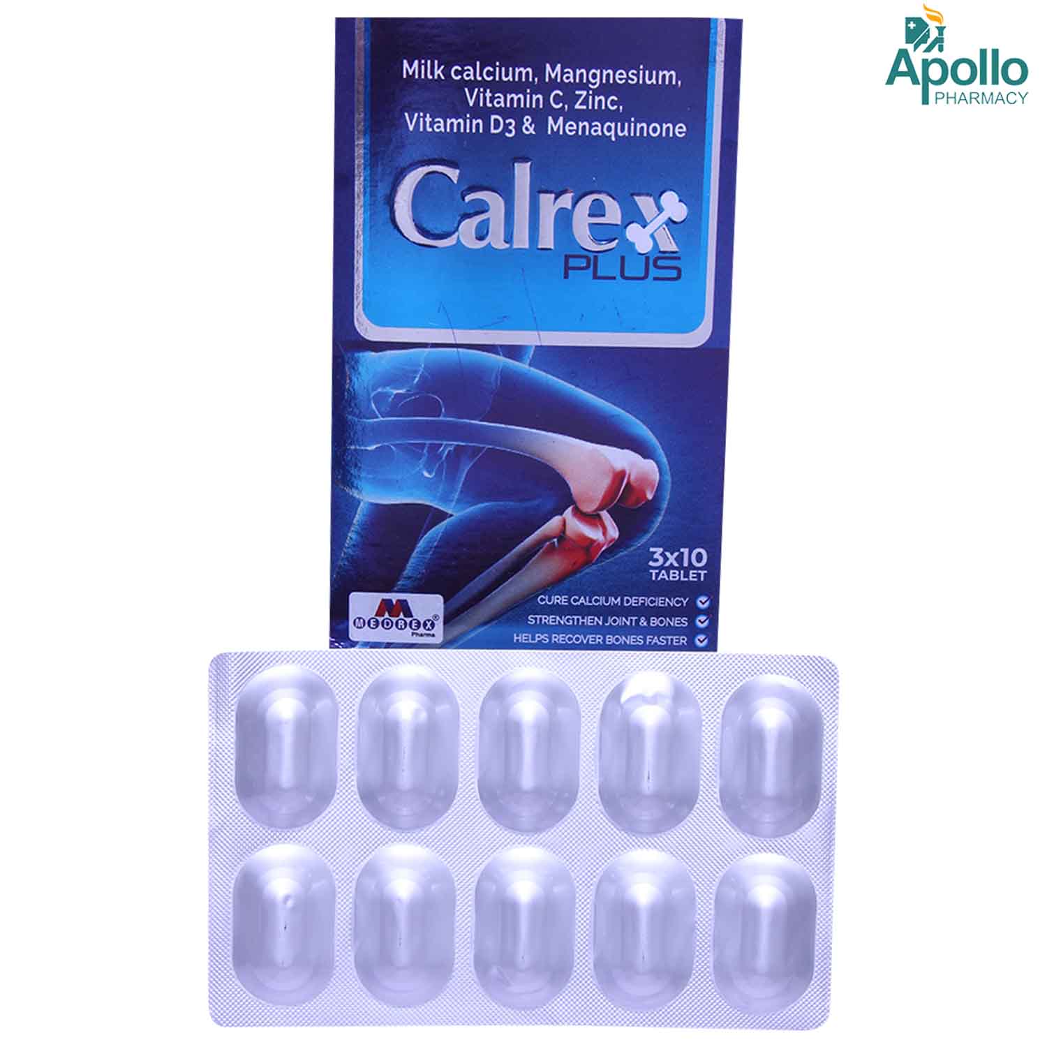 Calrex Plus Tablet 10's, Pack of 10 Calrex Plus Tablet 10's, Pack of 10