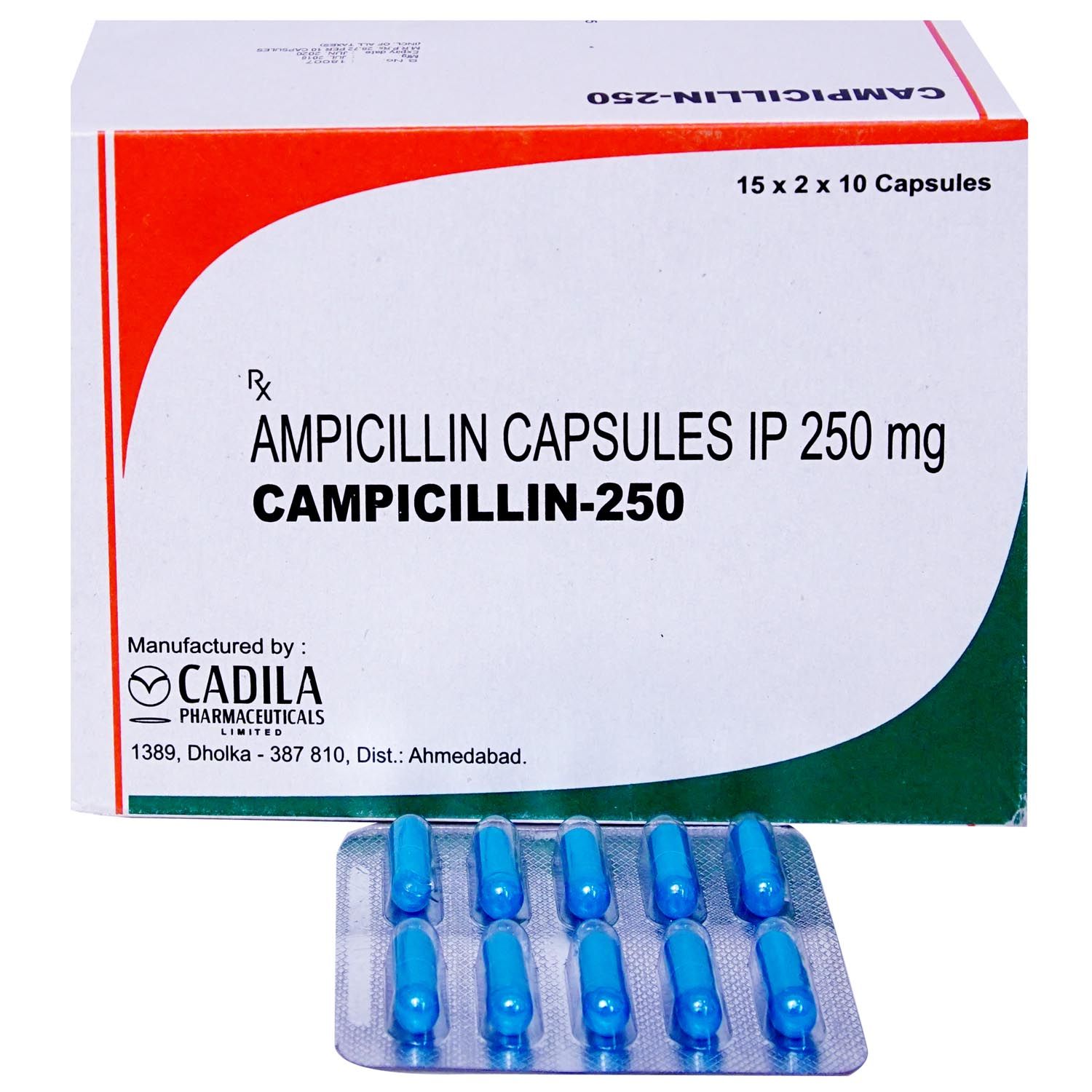 Buy Campicilin 250 mg Capsule 10's Online