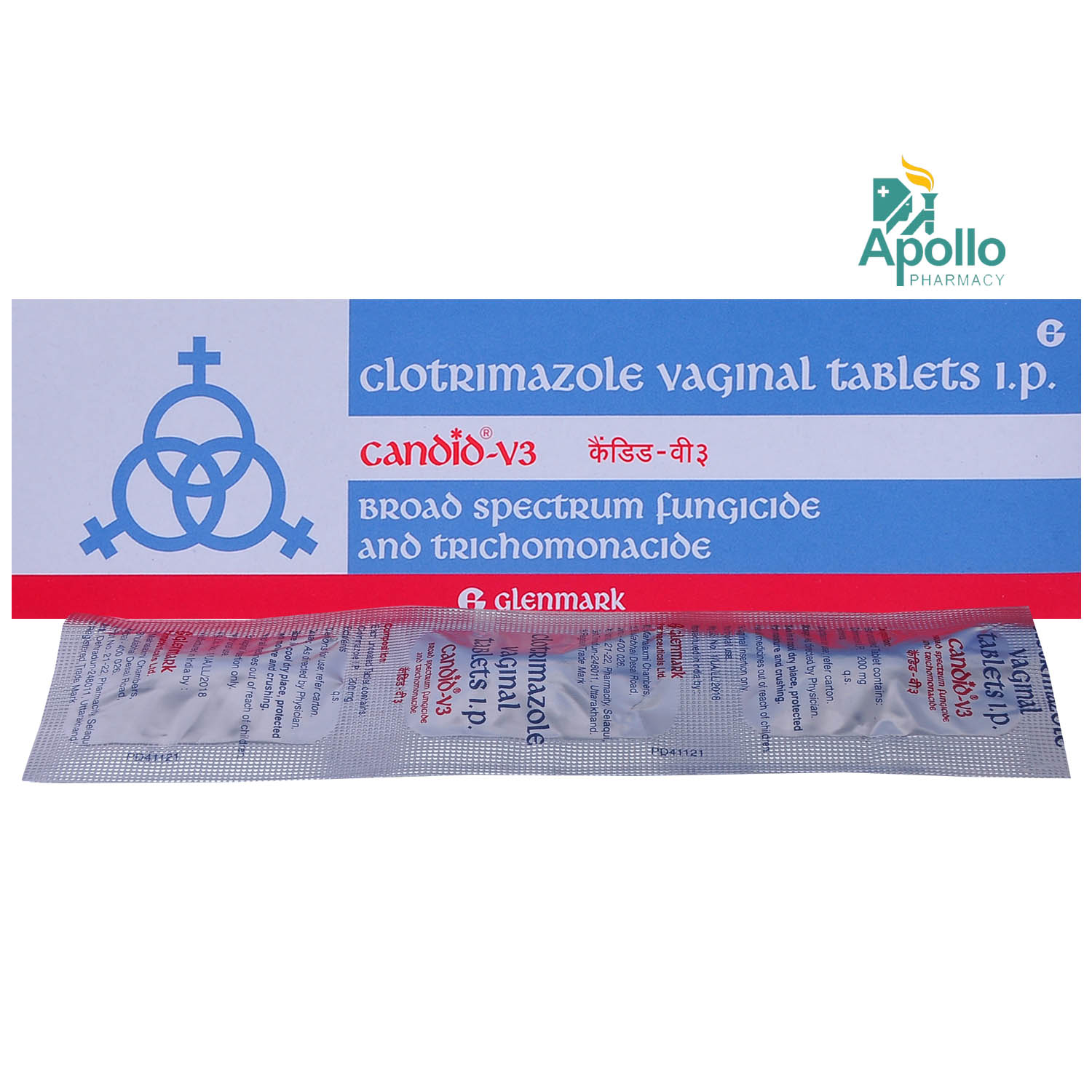 Candid-V3 Tablet 3's, Pack of 3 Candid-V3 Tablet 3's, Pack of 3