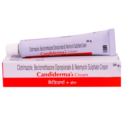 Candiderma Plus Cream 20 gm, Pack of 1 CREAM