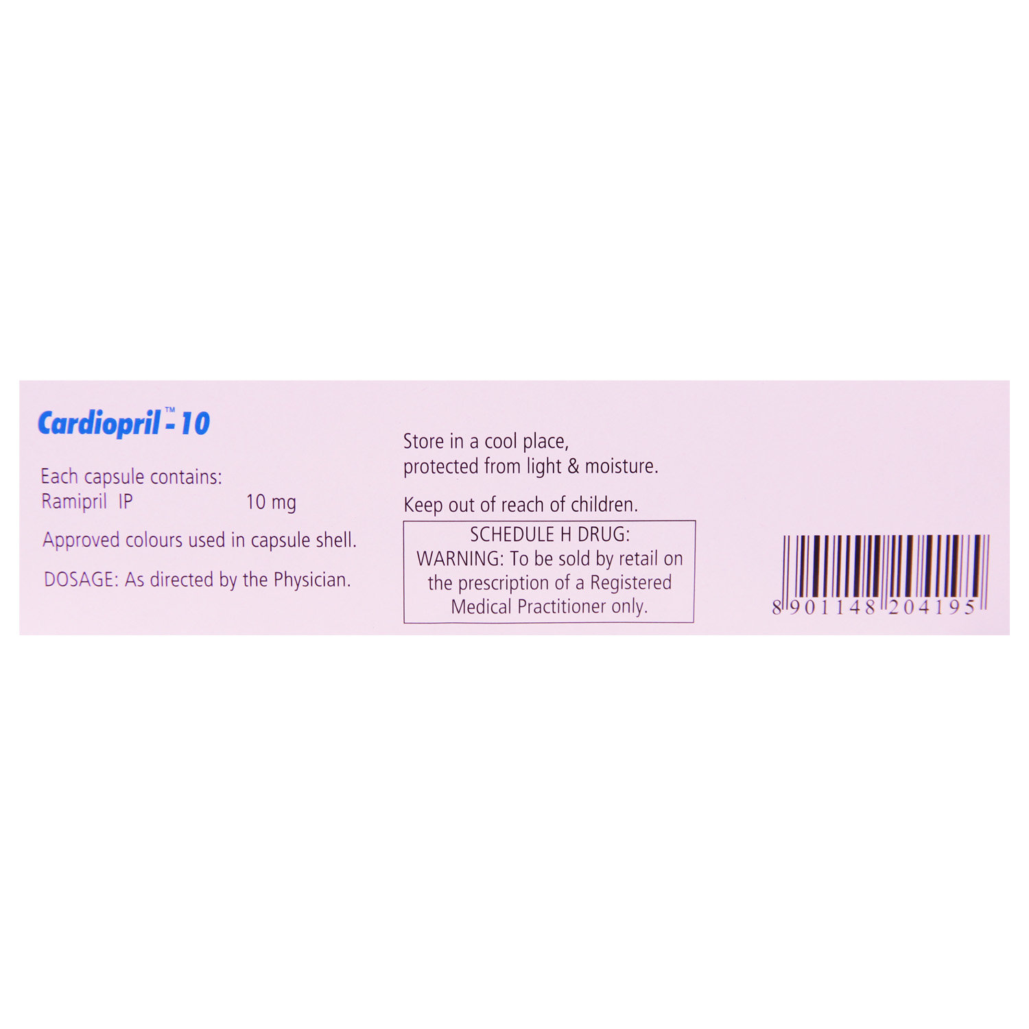 Cardiopril-10 Capsule 10's, Pack of 10 CapsuleS Cardiopril-10 Capsule 10's, Pack of 10 CapsuleS