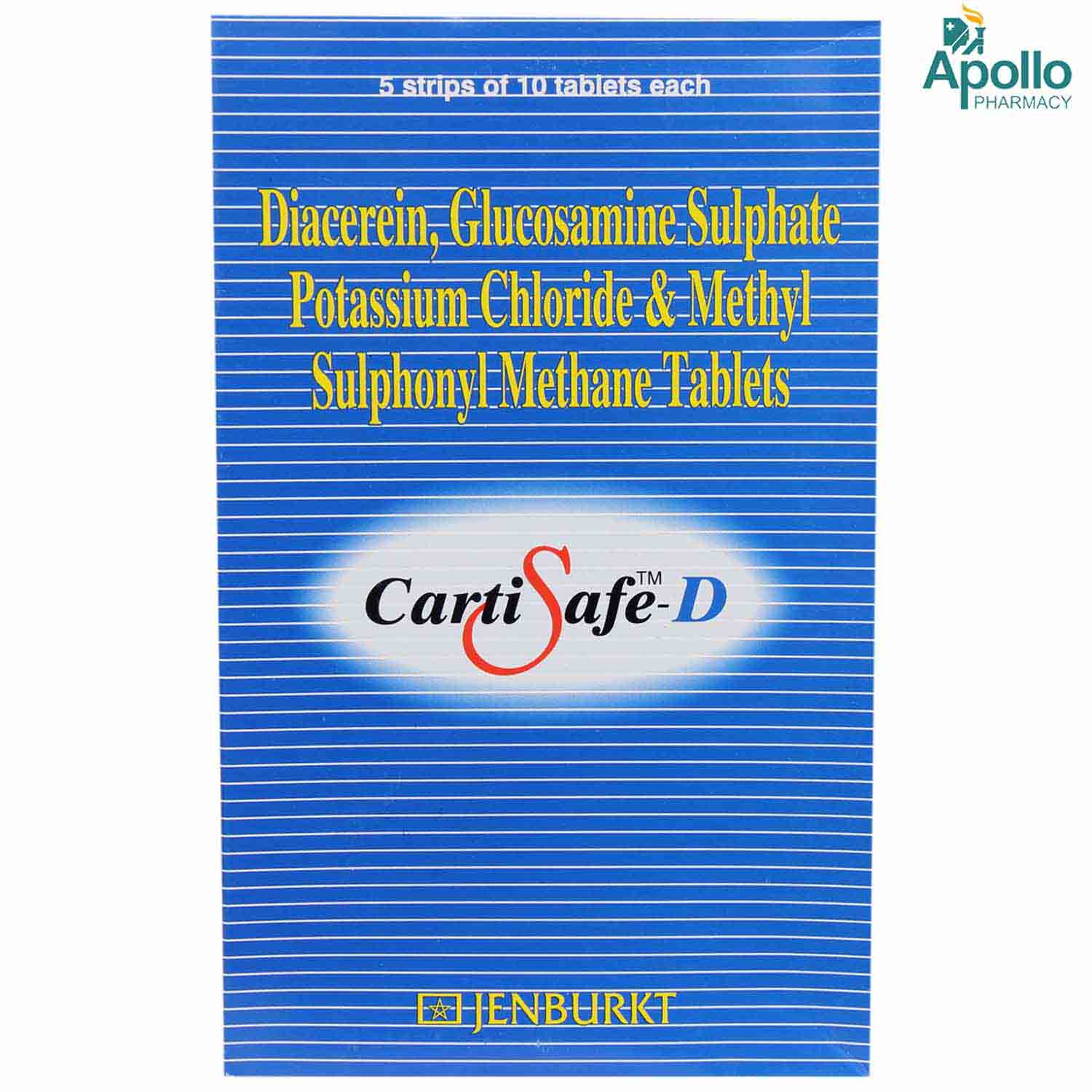 Cartisafe D Tablet 10's, Pack of 10 TabletS Cartisafe D Tablet 10's, Pack of 10 TabletS