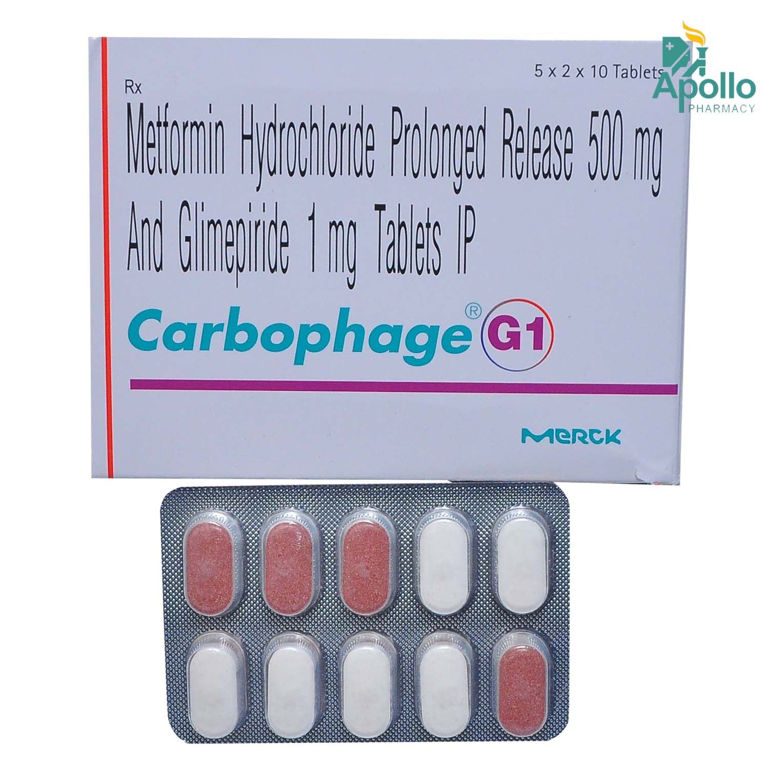 Buy Carbophage G1 Tablet 10's Online