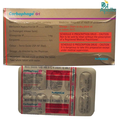 Carbophage G1 Tablet 10's, Pack of 10 TabletS