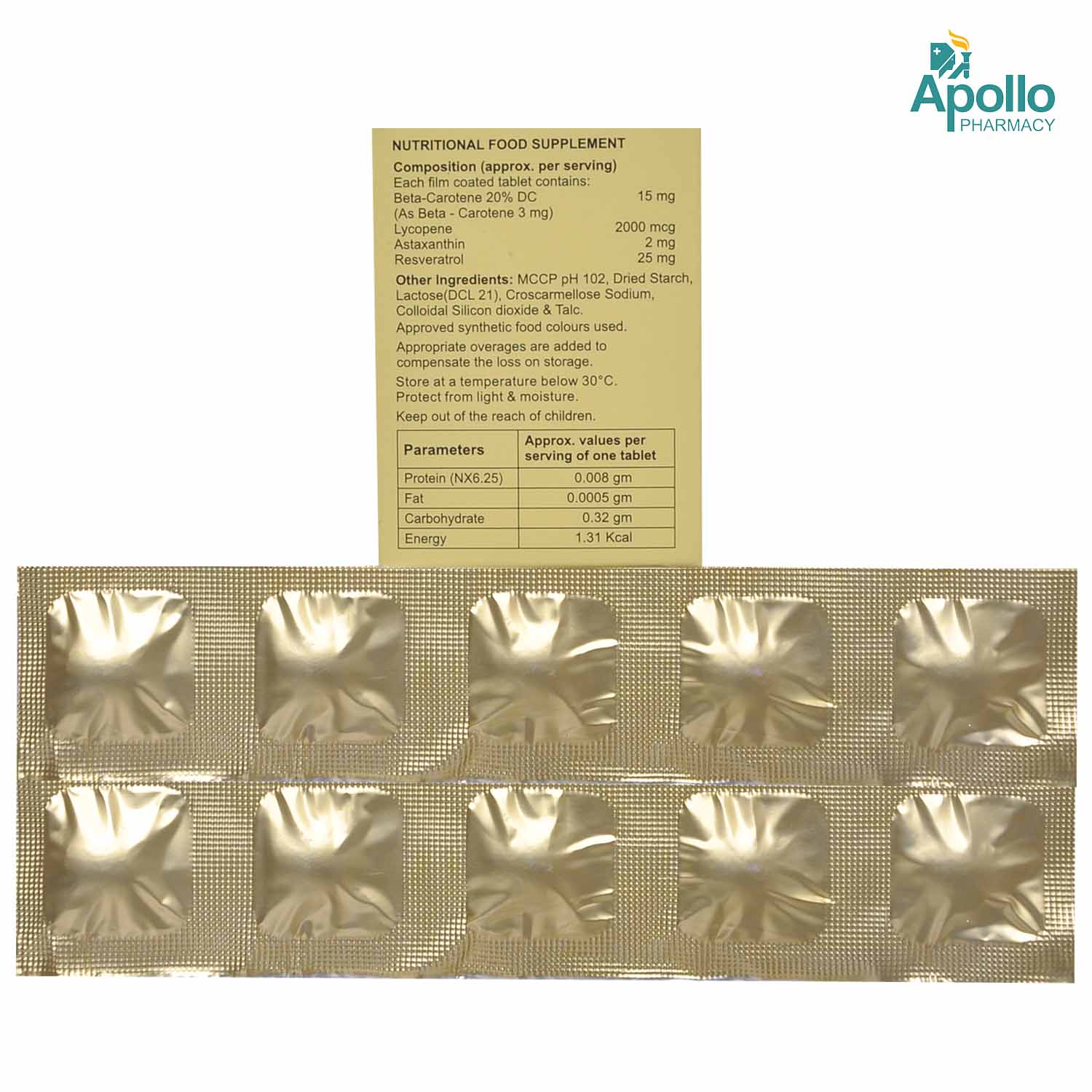 Carofit Plus Tablet 10's, Pack of 10 Carofit Plus Tablet 10's, Pack of 10