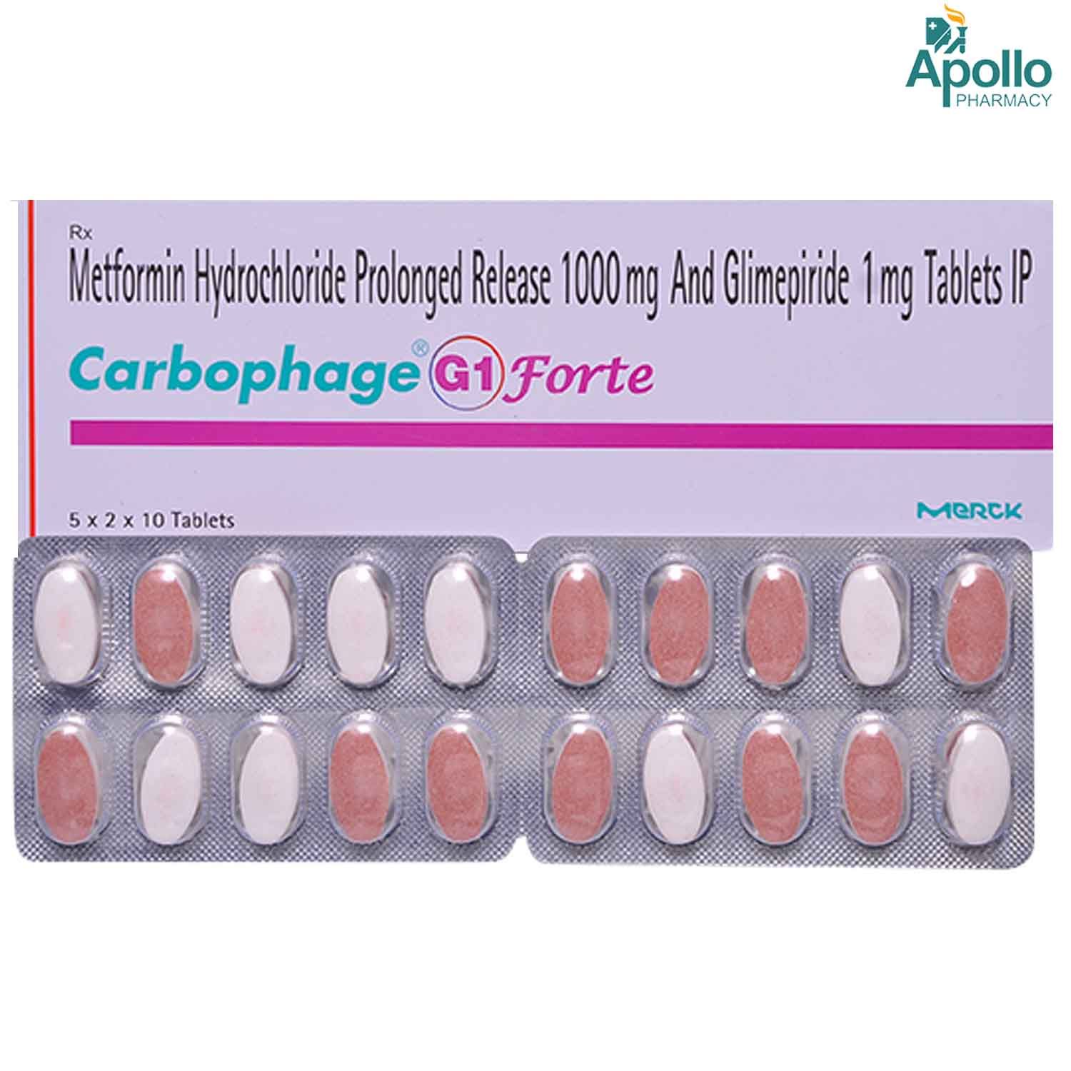 Buy Carbophage G1 Forte Tablet 10's Online