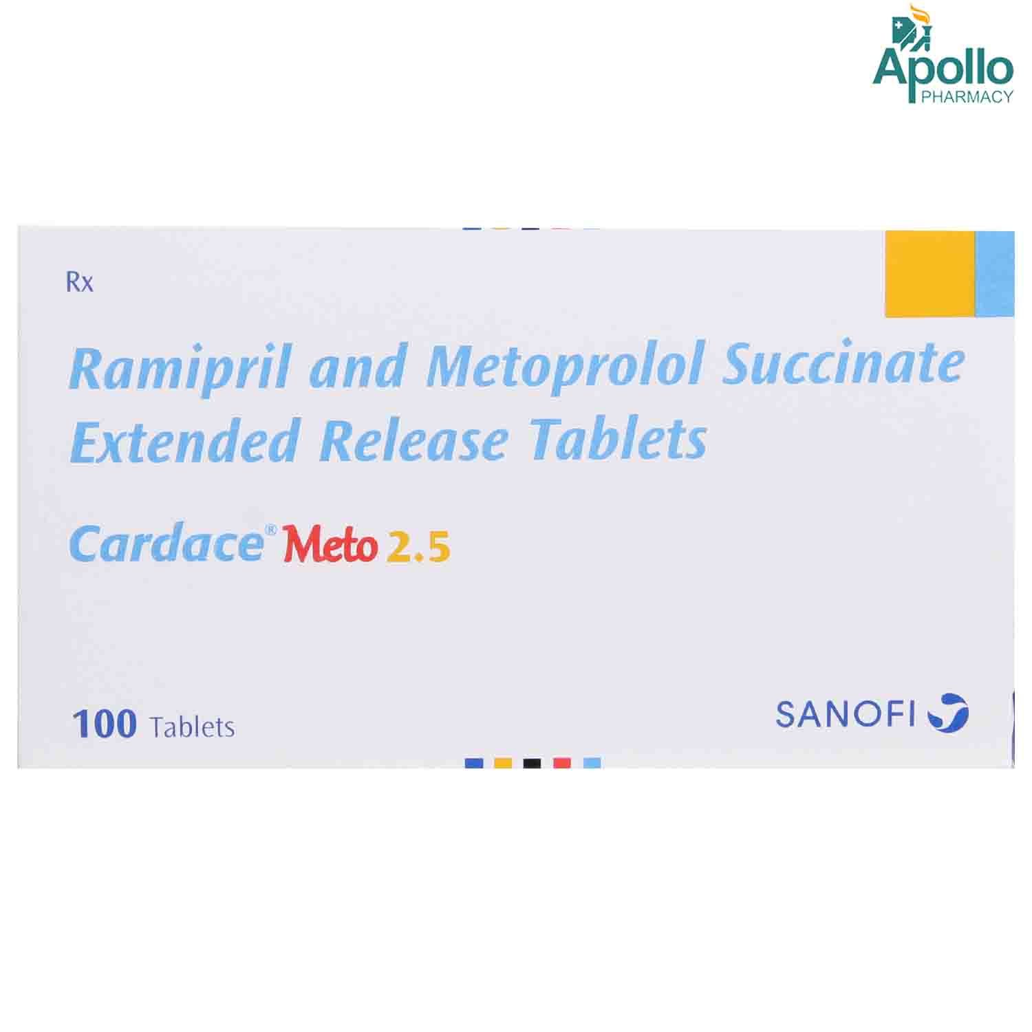 Buy Cardace Meto 2.5 Tablet 10's Online