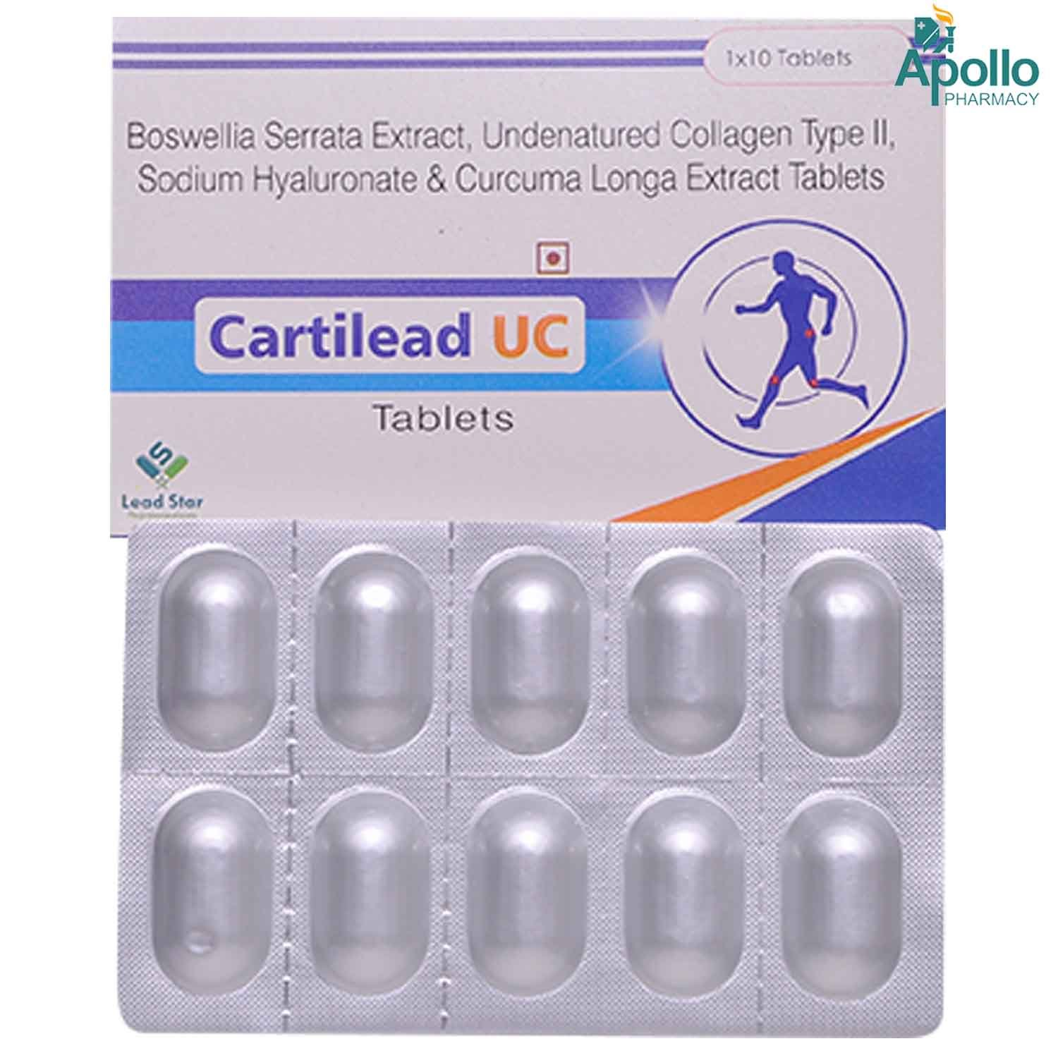 Cartilead UC Tablet 10's, Pack of 10 Cartilead UC Tablet 10's, Pack of 10