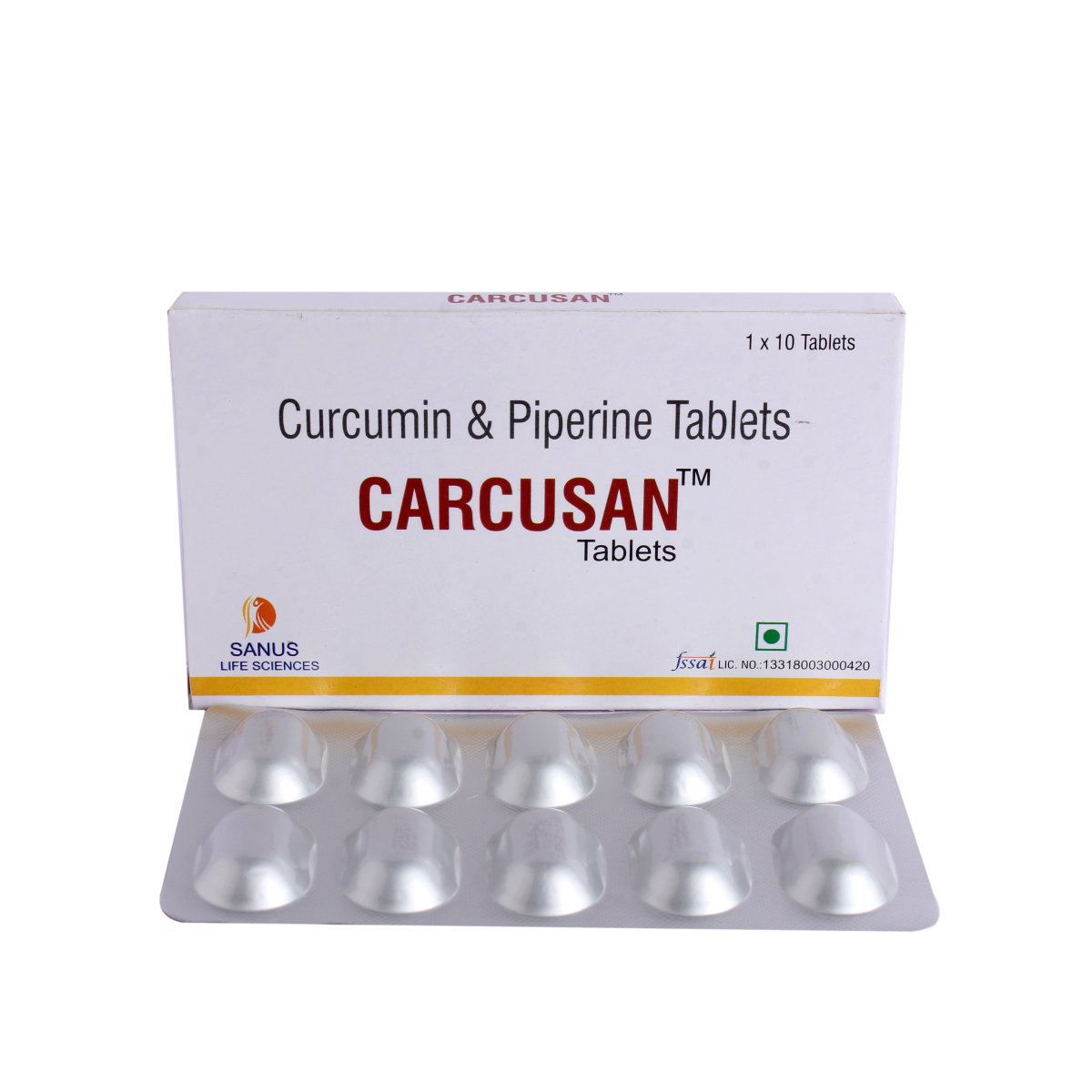 Carcusan Tablet 10's, Pack of 10 TABLETS Carcusan Tablet 10's, Pack of 10 TABLETS