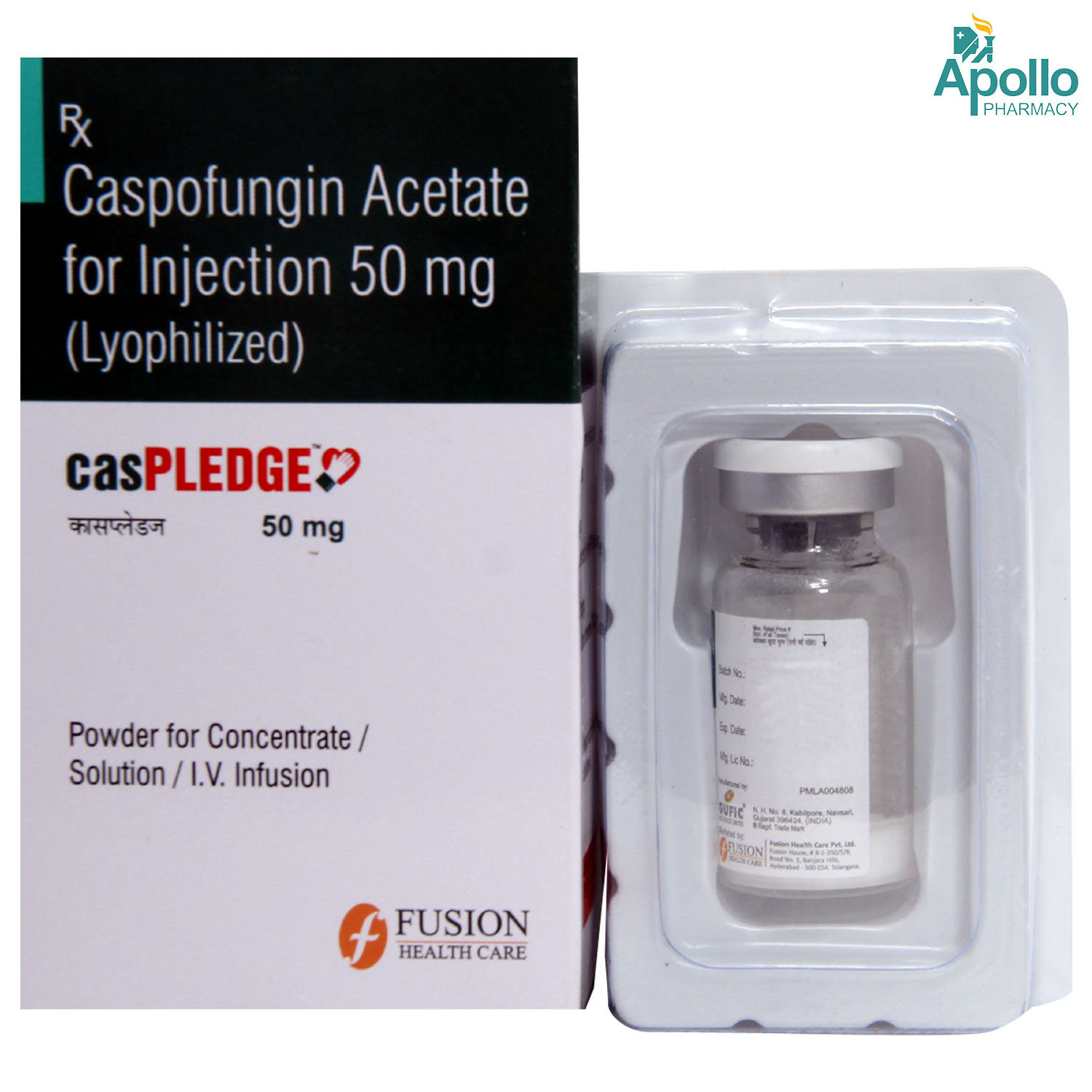 Caspledge 50mg Injection, Pack of 1 Injection Caspledge 50mg Injection, Pack of 1 Injection